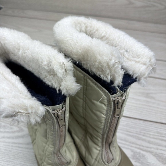 SOREL Quebec Boots Dove Grey ZIpper Closure CANADA by Kaufman Footwear(Read) - Picture 3 of 11